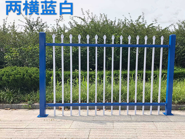 徐州二横杆锌钢护栏图片2