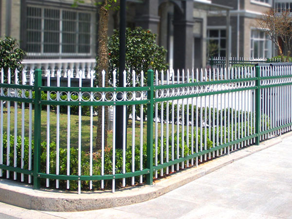三横杆锌钢围墙护栏图片4
