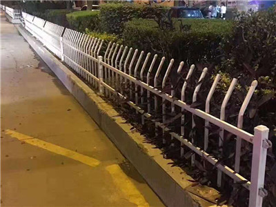 徐州折弯锌钢草坪护栏图片2